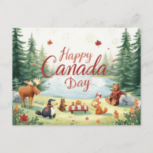 Canada Dag Feestdagenkaart