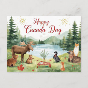 Canada Dag Feestdagenkaart