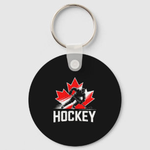 Canada dag hockey patriottische esdoornblad Canade Sleutelhanger