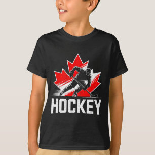 Canada dag hockey patriottische esdoornblad Canade T-shirt