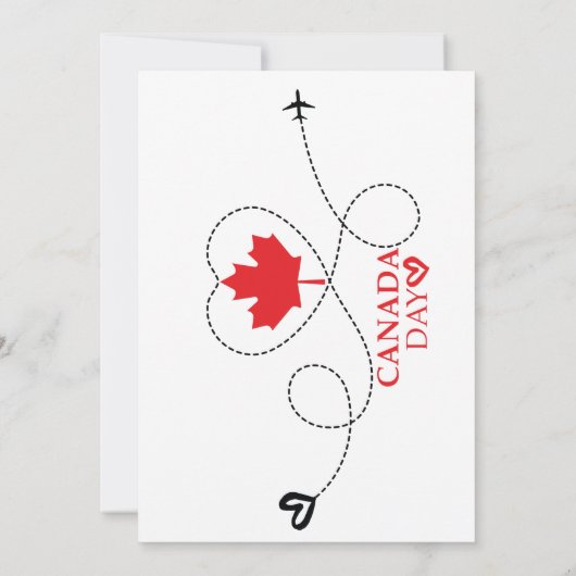 Canada dag kaart (Achterkant)