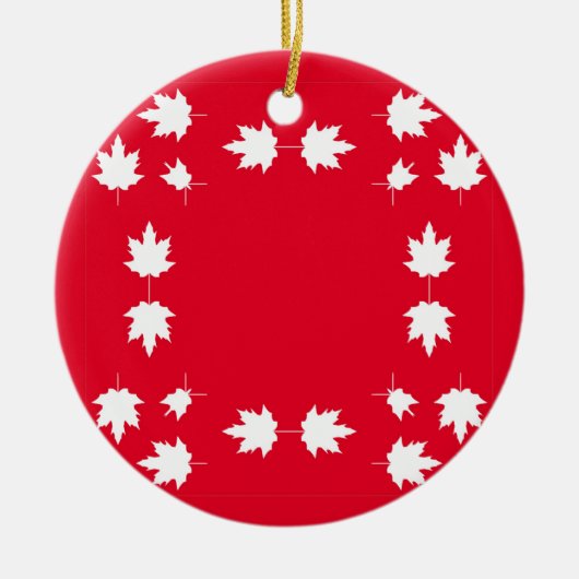 canada dag keramisch ornament (Voorkant)