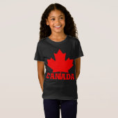 Canada Dag leuk leuke aangename rode shirten T-shirt (Voorkant volledig)
