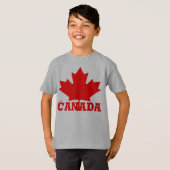 Canada Dag leuk leuke aangename rode shirten T-shirt (Voorkant volledig)