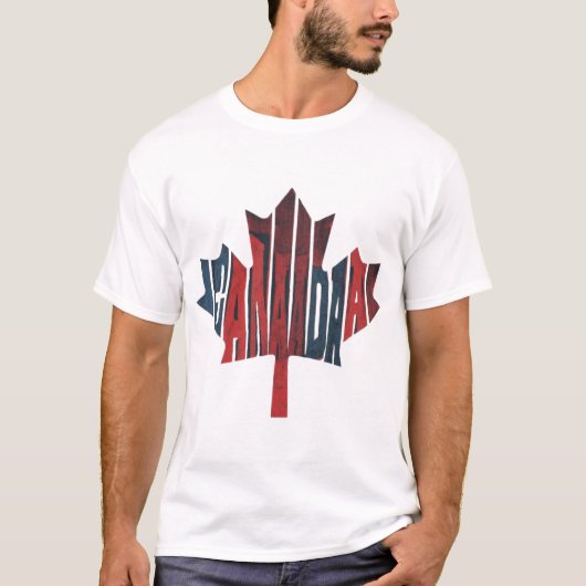Canada dag mannen vrouwen kinder t shirten t-shirt (Voorkant)
