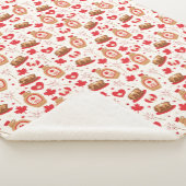 Canada Dag Party Sherpa Blanket Deken (3/4)