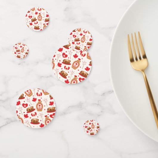 Canada Dag Party Table Confetti (Groep)