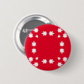 canada dag ronde button 5,7 cm (Voorkant /achterkant)