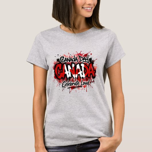 Canada-dag T-shirt (Voorkant)