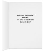 Canada Dag voor Broer en Zijn Familie Funny Moose (Binnen (Rechts))