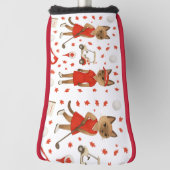 Canada Dag voor Golfer Cat Lovers Golfheadcover (Draai 90)