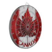Canada Dartboard Canada Flag Souvenir Dartboards Dartbord (Voorkant Links)