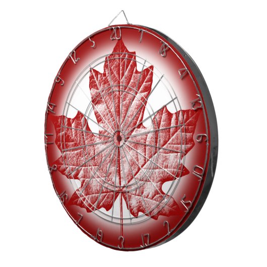 Canada Dartboard Canada Souvenir Dartboards Games Dartbord (Voorkant Rechts)