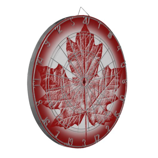 Canada Dartboard Canada Souvenir Dartboards Games Dartbord (Voorkant Links)