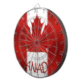 Canada Dartboard Canada Vlag Souvenir Dartboards Dartbord (Voorkant Rechts)