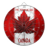 Canada Dartboard Canada Vlag Souvenir Dartboards Dartbord (Voorkant)