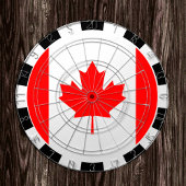 Canada Dartboard en Canadian Flag darts/game board Dartbord