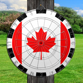 Canada Dartboard en Canadian Flag darts/game board Dartbord