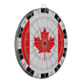 Canada Dartboard en Canadian Flag darts/game board Dartbord (Voorkant Links)