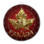 Canada Dartboard Gold Canada Souvenir Dartboards Dartbord (Voorkant)