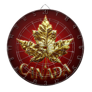 Canada Dartboard Gold Canada Souvenir Dartboards Dartbord