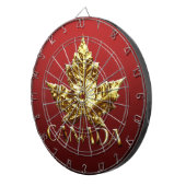 Canada Dartboard Gold Canada Souvenir Dartboards Dartbord (Voorkant Rechts)