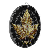 Canada Dartboard Gold Canada Souvenir Dartboards Dartbord (Voorkant Links)