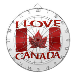 Canada Dartboard I Love Canada Souvenir Dartboard Dartbord