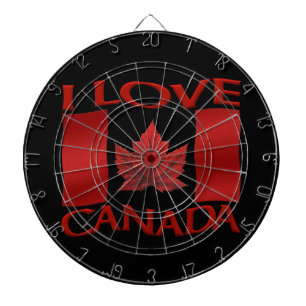 Canada Dartboard I Love Canada Souvenir Dartboard Dartbord