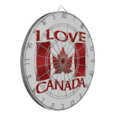 Canada Dartbord Ik Hou Van Canada Souvenir Dartbor (Voorkant Links)