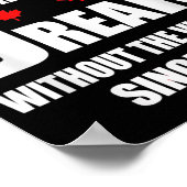 Canada dat de Amerikaanse droom zonder het jole le Poster (Hoek)