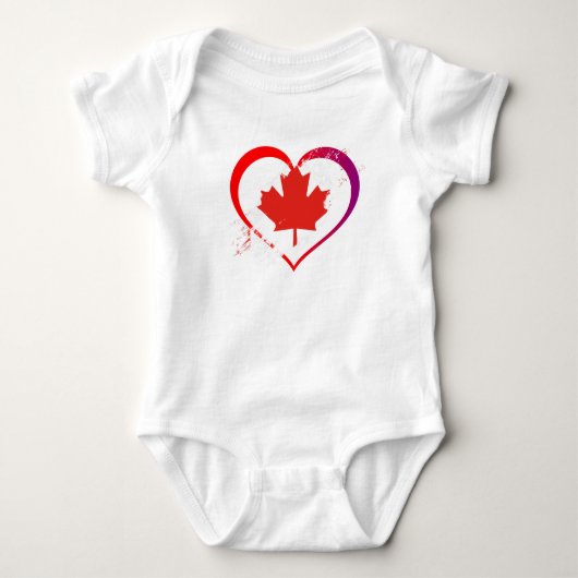 Canada Day Baby Body Pak Romper (Voorkant)