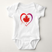Canada Day Baby Bodysuit (Voorkant)