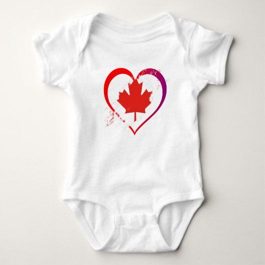 Canada Day Baby Bodysuit (Voorkant)
