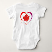 Canada Day Baby Bodysuit (Achterkant)