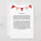 Canada Day Barbecue Uitnodiging Save the Date (Achterkant)