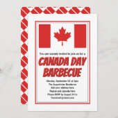 Canada Day BBQ Barbecue Kaart (Voorkant / Achterkant)