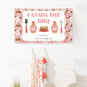 Canada Day BBQ Canadees Spandoek (Insitu)