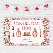 Canada Day BBQ Canadees Spandoek