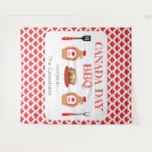 Canada Day BBQ Maple Leaf Tapestry Achtergrond Wandkleed (Voorkant (horizontaal))