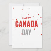 Canada Day BBQ Uitnodiging (Achterkant)