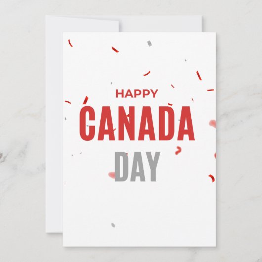 Canada Day BBQ Uitnodiging (Achterkant)