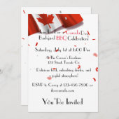 Canada Day BBQ Uitnodiging (Voorkant / Achterkant)
