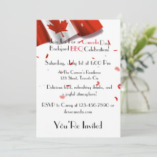 Canada Day BBQ Uitnodiging