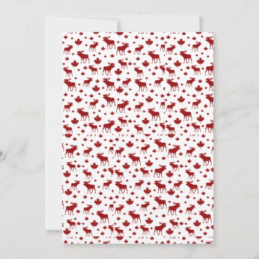 Canada Day BBQ Uitnodiging (Achterkant)