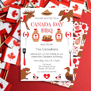 Canada Day BBQ Uitnodiging