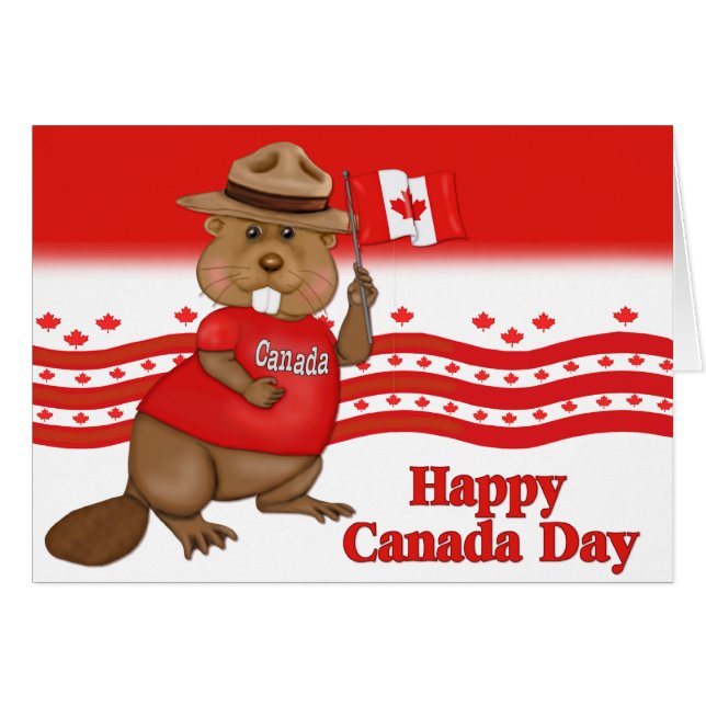 Canada Day Beaver (Voorkant Horizontaal)