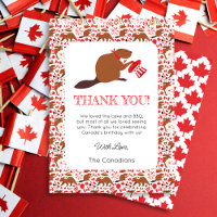 Canada Day Beaver bedankkaart