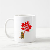 Canada Day Beaver en Maple Leaf Koffiemok (Links)