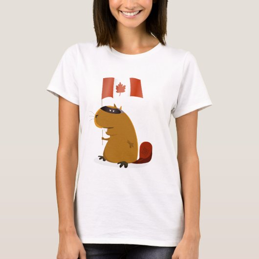 Canada Day Beaver T-shirt (Voorkant)